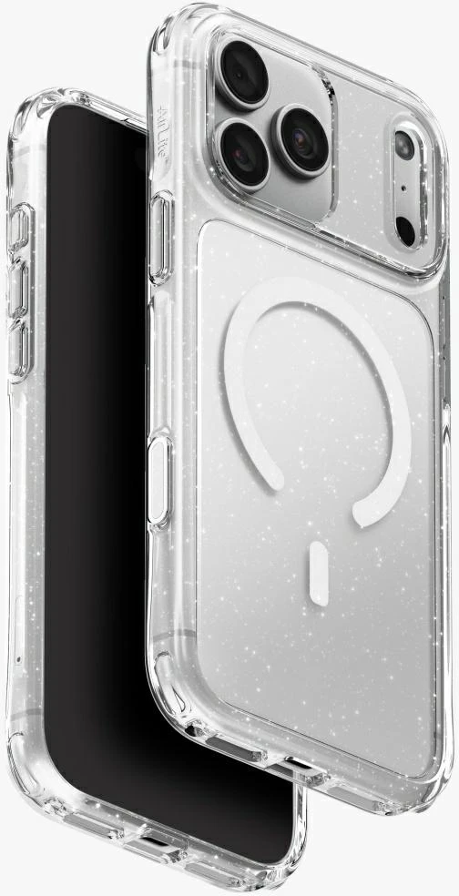 Dėklas UNIQ LifePro Xtreme, skirtas iPhone 18 Pro Max / 17 Pro Max, su Magclick Charging, skaidrus/blizgus