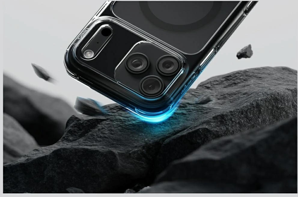 Dėklas UNIQ LifePro Xtreme, skirtas iPhone 18 Pro Max / 17 Pro Max, su Magclick įkrovimu, dūminės spalvos