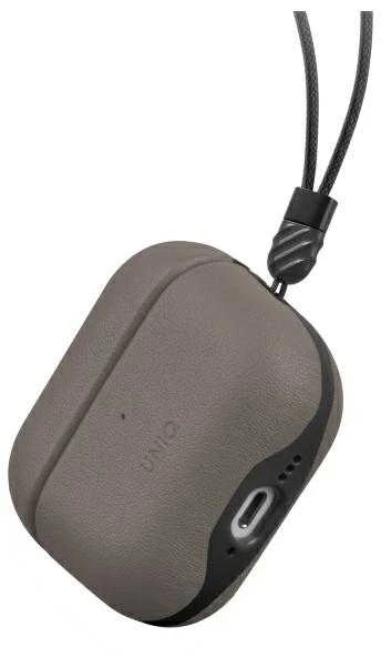 UNIQ dėklas Lyden DS AirPods 4 flint pilkos spalvos