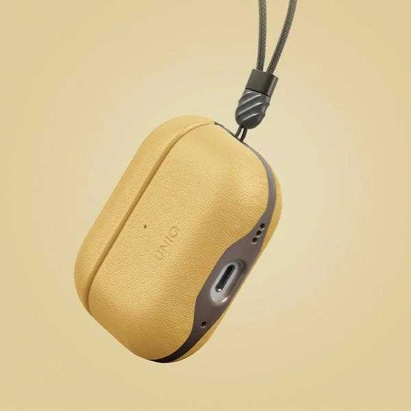 UNIQ Lyden DS AirPods Pro 2 gen (2022/2023) dėklas geltonos spalvos-pilkos spalvos/canary geltonos spalvos-flint pilkos spalvos