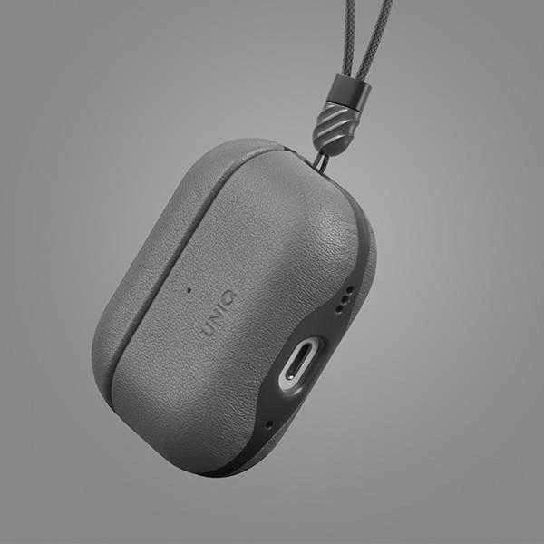UNIQ Lyden DS AirPods Pro 2 gen (2022/2023) dėklas pilkos spalvos-juodos spalvos/charcoal pilkos spalvos-juodos spalvos