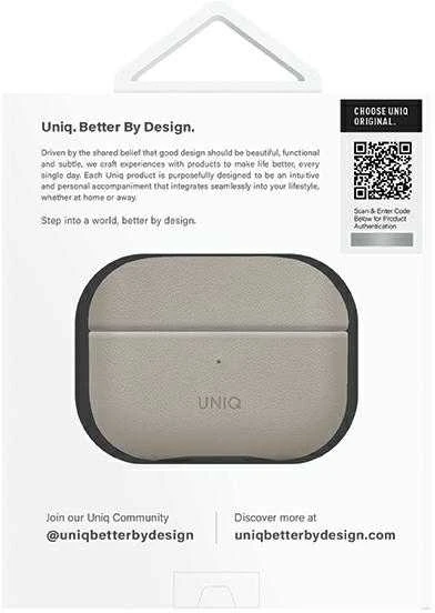 UNIQ Lyden DS AirPods Pro 2 gen (2022/2023) beige-žalios spalvos/ivory-lichen žalios spalvos dėklas