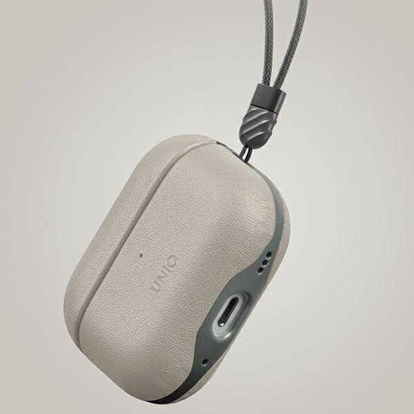 UNIQ Lyden DS AirPods Pro 2 gen (2022/2023) beige-žalios spalvos/ivory-lichen žalios spalvos dėklas