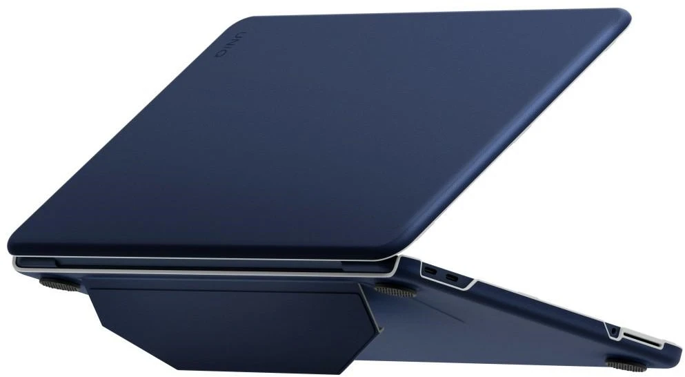 Dėklas UNIQ Lyden Versa skirtas MacBook Neo mėlynos spalvos