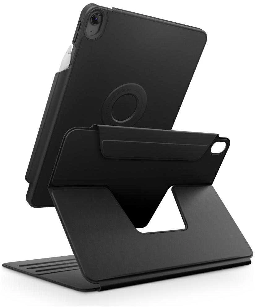 Dėklas UNIQ Rovus Snapmount Magnetic 360 Rotating Detachable skirtas Apple iPad Air 11" (M2/M3) / Apple iPad Air 10.9" (2022/2020) juodos spalvos