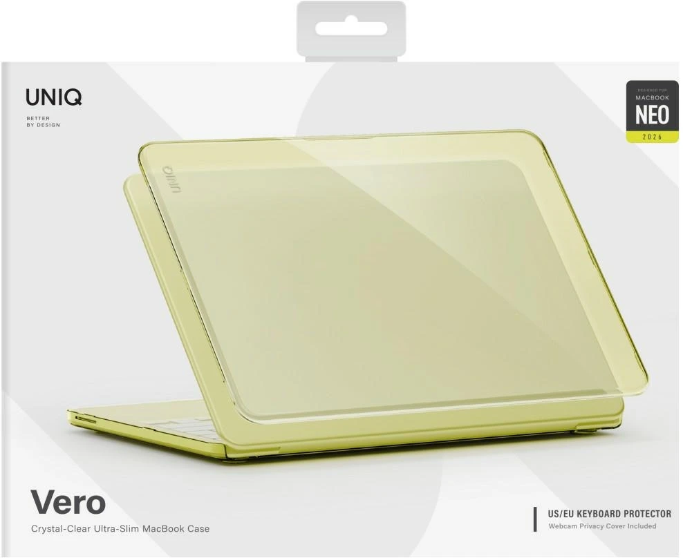 Dėklas UNIQ Vero for MacBook Neo tinted citrus