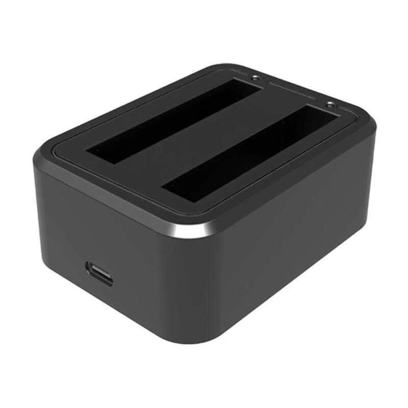 USB dviejų baterijų įkroviklis PULUZ, skirtas Insta360 X3