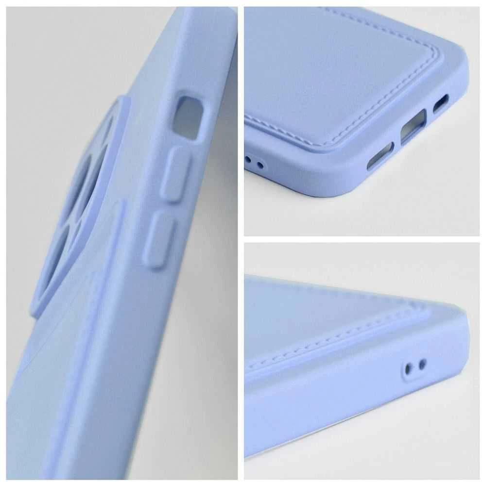 Forcell OEM dėklas iPhone 14 PRO kortelių dėklas violetinė