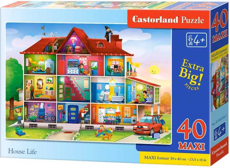 Castorland Dėlionė 40 vnt. - Namas