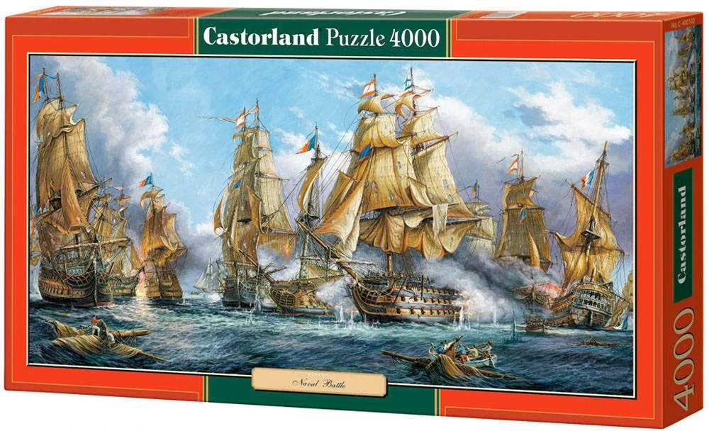 Castorland Dėlionė 4000 vnt. - Karinis jūrų mūšis