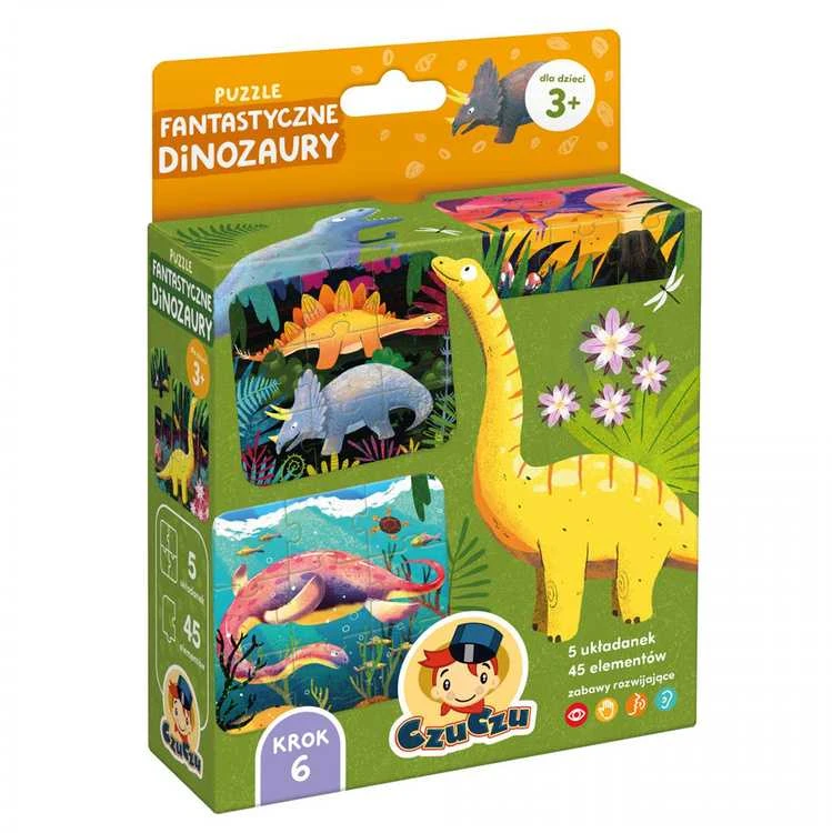 Dėlionė CzuCzu Puzzle Fantastic Dinosaurs ZA6096