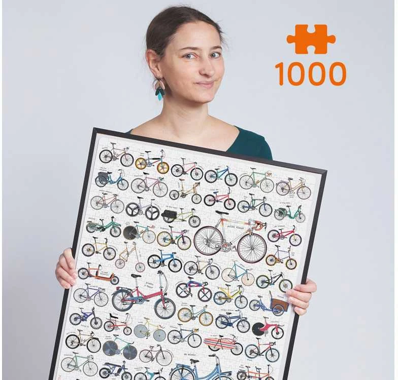 CzuCzu Dėlionės Dviračiai 1000 detalių ZA6091