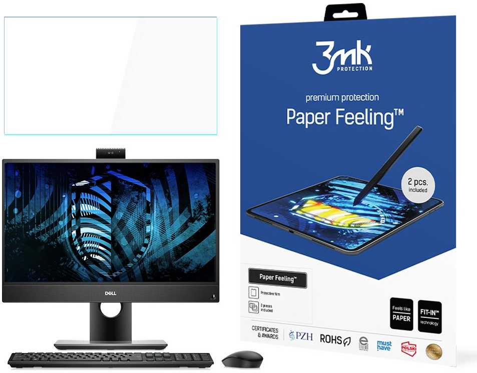 3Mk Protection Dell Optiplex 3280 - iki 23" 3mk Paper Feeling