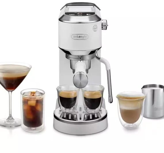 Pusiau automatinis kavos aparatas DeLonghi EC890.WI