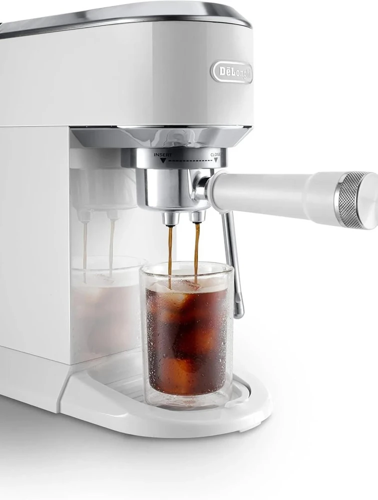 Pusiau automatinis kavos aparatas DeLonghi EC890.WI