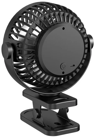 44-505# Blow Stalinis ventiliatorius su segtuku 15cm USB + baterija, juodas