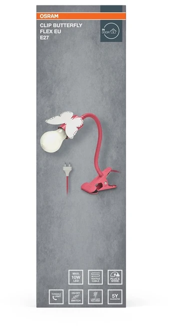 Desk lamp Osram. E27. pink