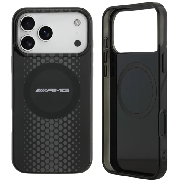 Mercedes Dėklas AMG Double Layer skaidrus Graphics MagSafe skirtas Apple iPhone 17 Pro Max juodos spalvos aprašymas - Prekės nuotrauka Mercedes Dėklas AMG Double Layer skaidrus Graphics MagSafe skirtas Apple iPhone 17 Pro Max juodos spalvos aprašymas - Prekės nuotrauka