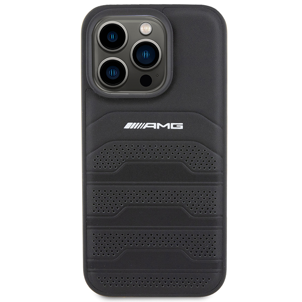 Mercedes AMG Leather Debossed Lines dėklas iPhone 15 Pro - juodas aprašymas - Prekės nuotrauka Mercedes AMG Leather Debossed Lines dėklas iPhone 15 Pro - juodas aprašymas - Prekės nuotrauka