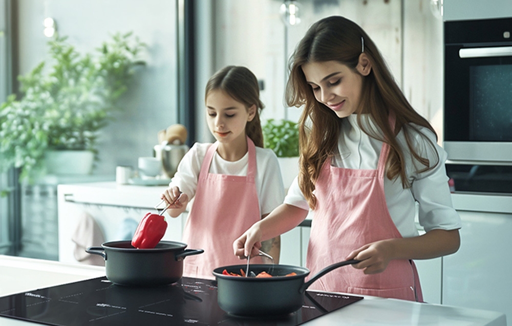 AMZCHEF CE-FS-I95S-GFFDD0 5-zone induction cooktop aprašymas - Prekės nuotrauka