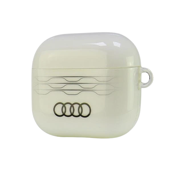Apple AirPods 3 Audi IML Geometric Pattern Cover (AU-IMLAP3-A6/D3-WE) dėklas ausinėms baltos spalvos aprašymas - Prekės nuotrauka Apple AirPods 3 Audi IML Geometric Pattern Cover (AU-IMLAP3-A6/D3-WE) dėklas ausinėms baltos spalvos aprašymas - Prekės nuotrauka