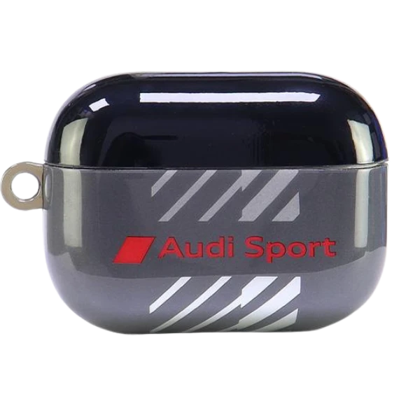 Apple AirPods Pro 2 Audi IML Sport Cover (AUS-IMLAPP2-RSQ/D1-BK) dėklas ausinėms juodos spalvos aprašymas - Prekės nuotrauka