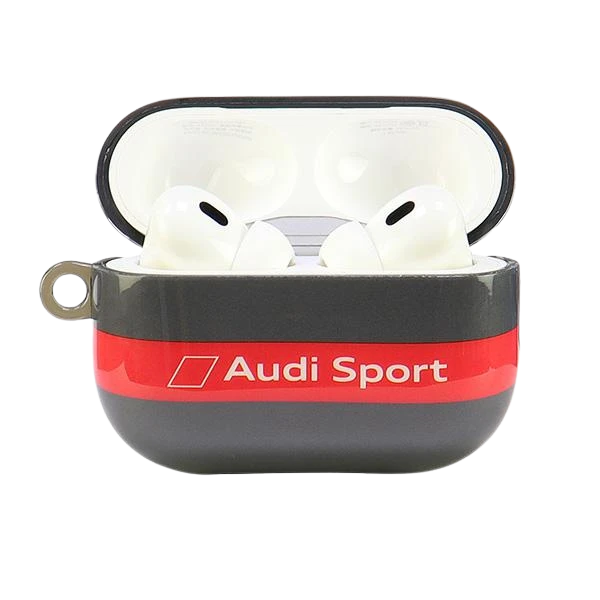 Apple AirPods Pro 2 Audi IML Sport Cover (AUS-IMLAPP2-RSQ/D4-GY) dėklas ausinėms pilkos spalvos aprašymas - Prekės nuotrauka Apple AirPods Pro 2 Audi IML Sport Cover (AUS-IMLAPP2-RSQ/D4-GY) dėklas ausinėms pilkos spalvos aprašymas - Prekės nuotrauka