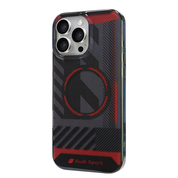 Apple iPhone 16 Pro Max Audi IML Sport MagSafe (AUS-IMLMIP16PM-RSQ/D2-BK) dėklas telefonui juodos spalvos aprašymas - Prekės nuotrauka Apple iPhone 16 Pro Max Audi IML Sport MagSafe (AUS-IMLMIP16PM-RSQ/D2-BK) dėklas telefonui juodos spalvos aprašymas - Prekės nuotrauka