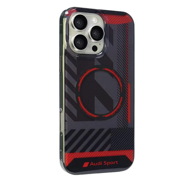 Apple iPhone 16 Pro Max Audi IML Sport MagSafe (AUS-IMLMIP16PM-RSQ/D2-BK) dėklas telefonui juodos spalvos aprašymas - Prekės nuotrauka Apple iPhone 16 Pro Max Audi IML Sport MagSafe (AUS-IMLMIP16PM-RSQ/D2-BK) dėklas telefonui juodos spalvos aprašymas - Prekės nuotrauka