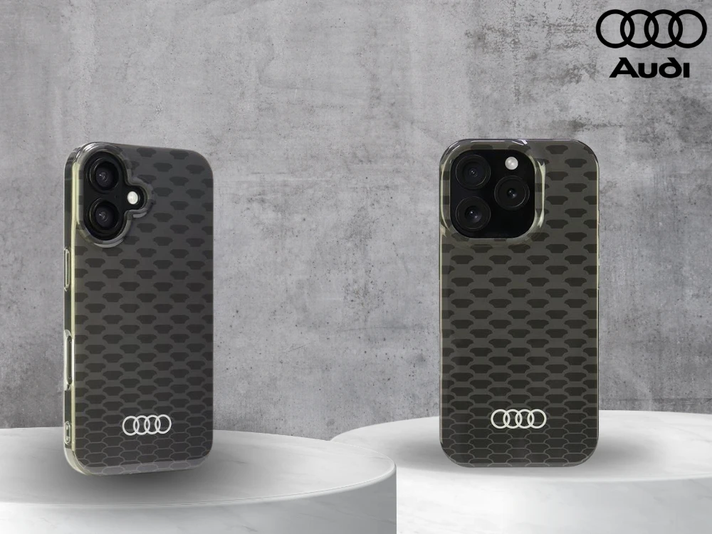 Apple iPhone 16 Plus Audi IML Stitching Pattern MagSafe (AU-IMLMIP16M-Q5/D3-BK) dėklas telefonui juodos spalvos aprašymas - Prekės nuotrauka