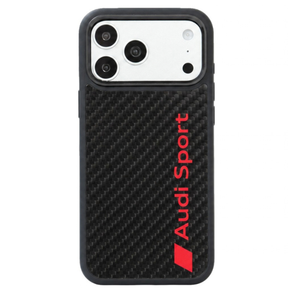 Dėklas Audi R8 Carbon Fiber MagSafe Case for iPhone 18 Pro Max / 17 Pro Max - Juodas aprašymas - Prekės nuotrauka