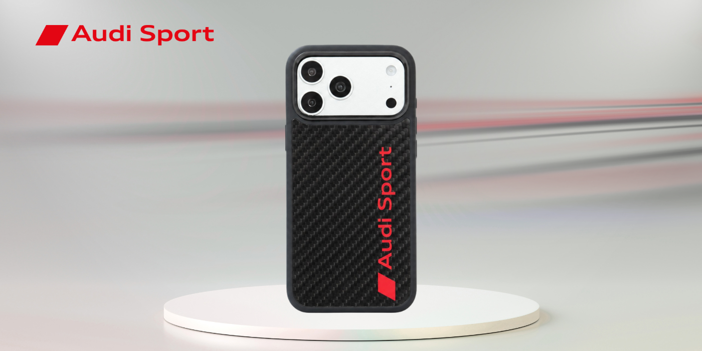 Dėklas Audi R8 Carbon Fiber MagSafe Case for iPhone 18 Pro Max / 17 Pro Max - Juodas aprašymas - Prekės nuotrauka