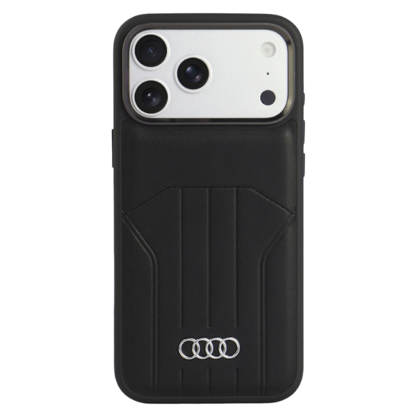 Audi Synthetic Odinis dėklas MagSafe for iPhone 18 Pro Max / 17 Pro Max - Juodas aprašymas - Prekės nuotrauka
