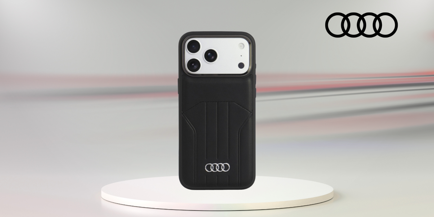Audi Synthetic Odinis dėklas MagSafe for iPhone 18 Pro Max / 17 Pro Max - Juodas aprašymas - Prekės nuotrauka