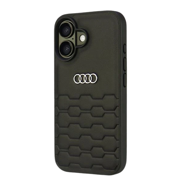 Apple iPhone 16 Plus Audi Synthetic Leather (AU-TPUPCIP16M-GT/D2-BK) dėklas telefonui juodos spalvos aprašymas - Prekės nuotrauka Apple iPhone 16 Plus Audi Synthetic Leather (AU-TPUPCIP16M-GT/D2-BK) dėklas telefonui juodos spalvos aprašymas - Prekės nuotrauka
