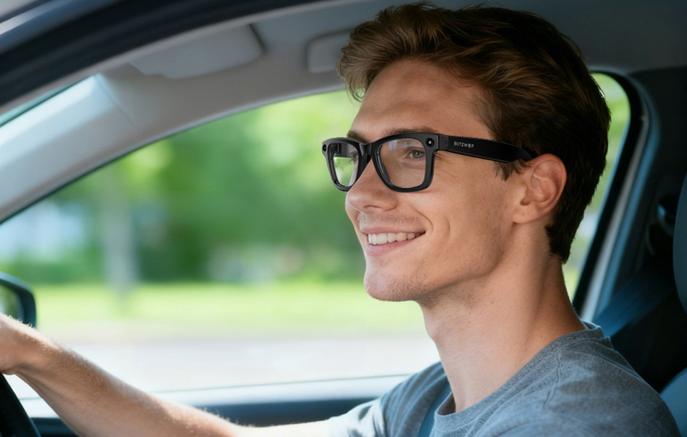 BlitzWolf BW-AG1 Pro AI Smart Glasses with interchangeable photochromic lenses aprašymas - Prekės nuotrauka