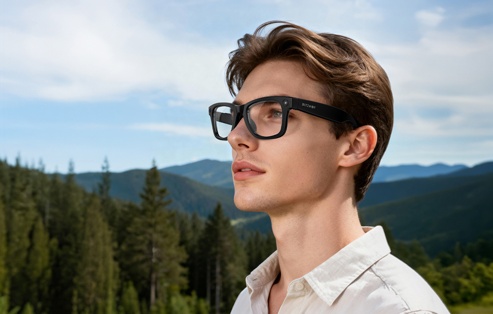 BlitzWolf BW-AG1 Pro AI Smart Glasses with interchangeable photochromic lenses aprašymas - Prekės nuotrauka