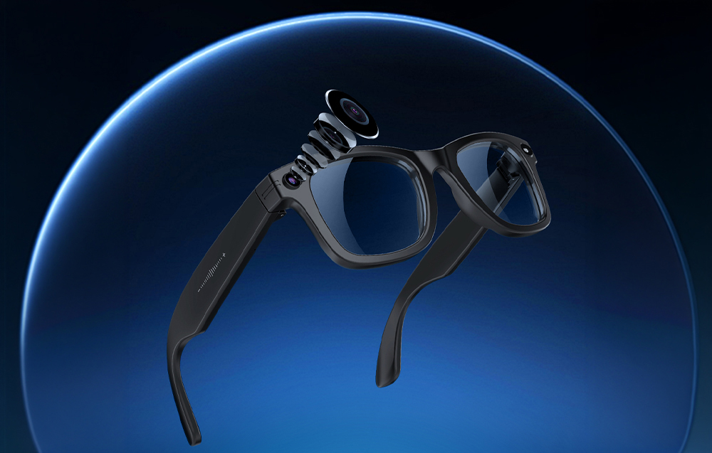 BlitzWolf BW-AG1 Pro Smart AI Sunglasses with Interchangeable Sunglass Lenses aprašymas - Prekės nuotrauka