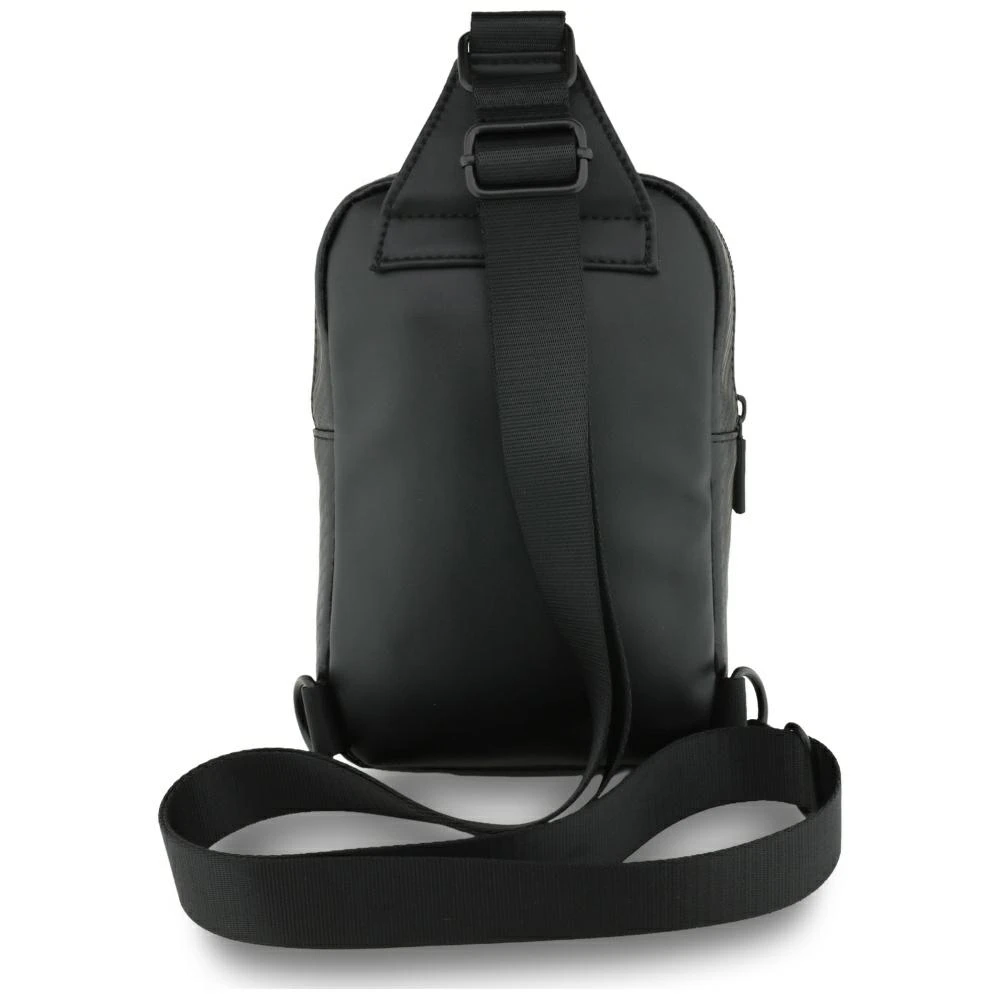 BMW Carbon Pocket & Metal Logo Crossbody Phone Bag - Juodas aprašymas - Prekės nuotrauka