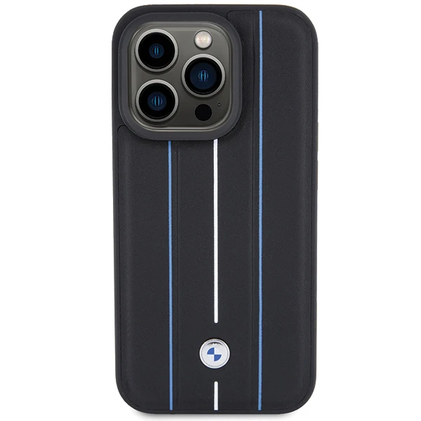 Dėklas BMW Leather Stamp Mėlyna Line Case for iPhone 15 Pro Max - Juodas aprašymas - Prekės nuotrauka Dėklas BMW Leather Stamp Mėlyna Line Case for iPhone 15 Pro Max - Juodas aprašymas - Prekės nuotrauka