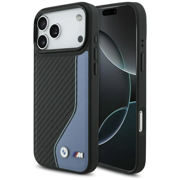 BMW M anglies pluošto logotipo „MagSafe“ dėklas, skirtas „iPhone 17 Pro Max“ - Mėlyna aprašymas - Prekės nuotrauka BMW M anglies pluošto logotipo „MagSafe“ dėklas, skirtas „iPhone 17 Pro Max“ - Mėlyna aprašymas - Prekės nuotrauka