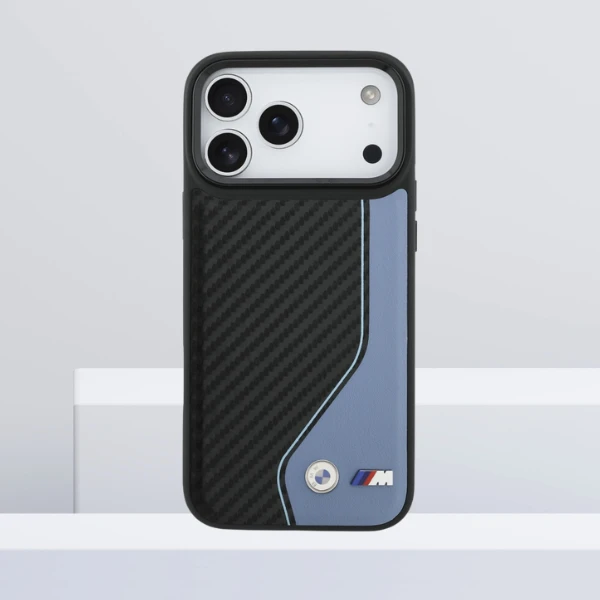 BMW M anglies pluošto logotipo „MagSafe“ dėklas, skirtas „iPhone 17 Pro Max“ - Mėlyna aprašymas - Prekės nuotrauka BMW M anglies pluošto logotipo „MagSafe“ dėklas, skirtas „iPhone 17 Pro Max“ - Mėlyna aprašymas - Prekės nuotrauka
