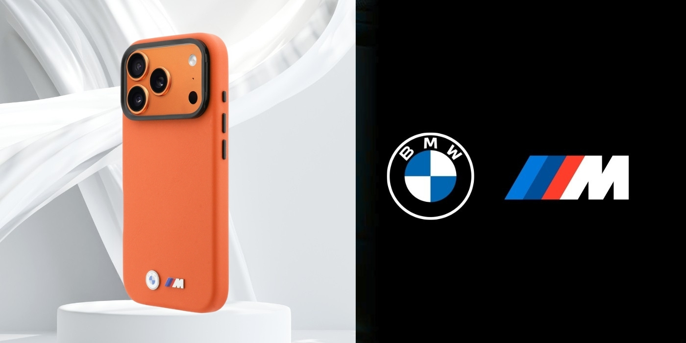 Dėklas BMW M Metal Logo MagSafe Case for iPhone 17 Pro - Oranžinis aprašymas - Prekės nuotrauka