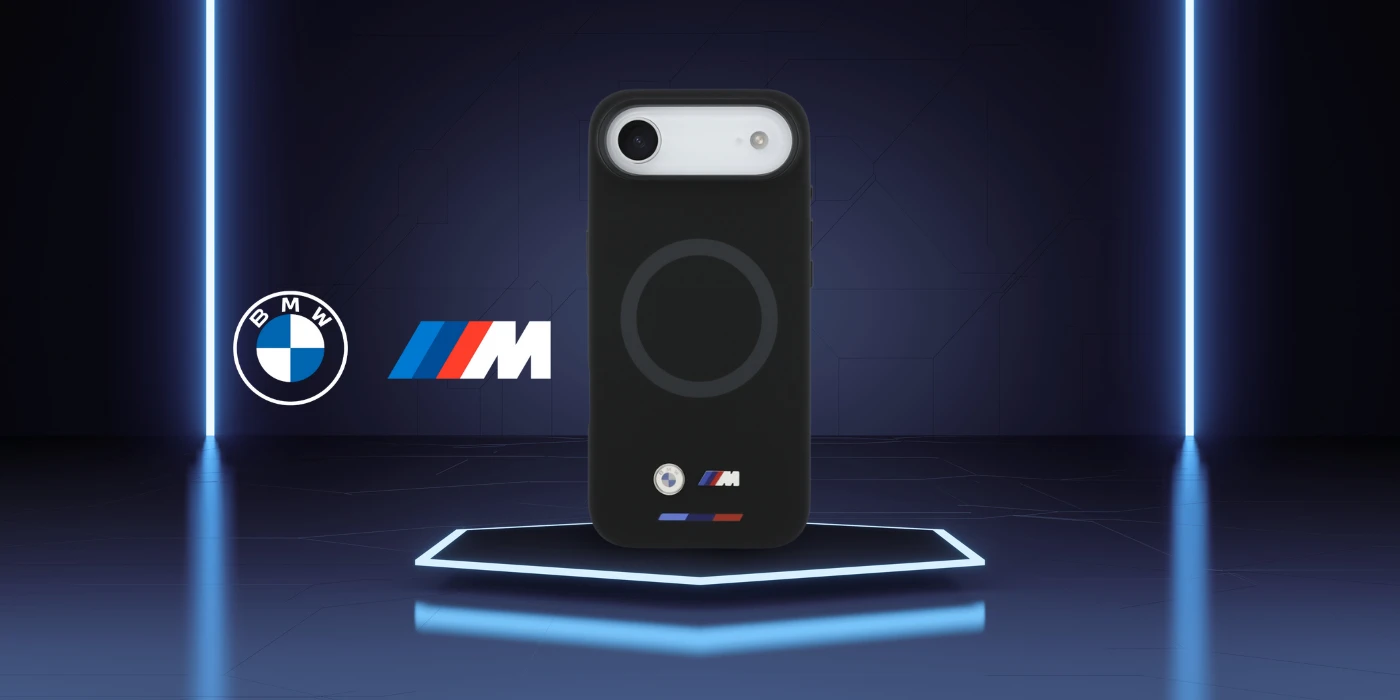 Dėklas BMW M Silicon Logo MagSafe Case for iPhone Air - Juodas aprašymas - Prekės nuotrauka
