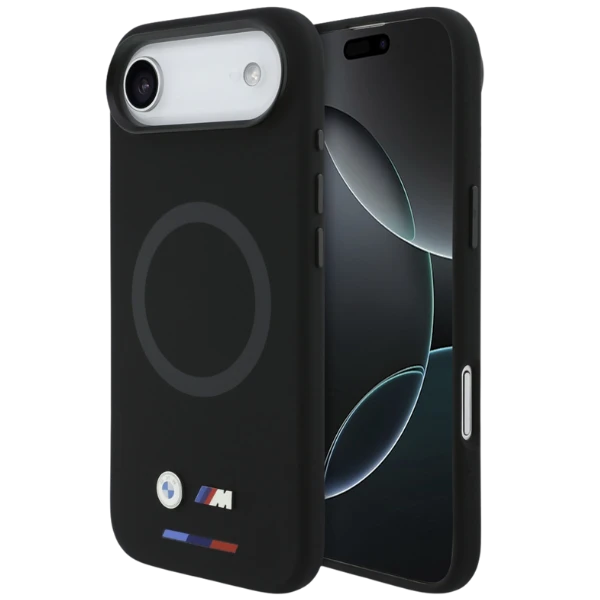Dėklas BMW M Silicon Logo MagSafe Case for iPhone Air - Juodas aprašymas - Prekės nuotrauka