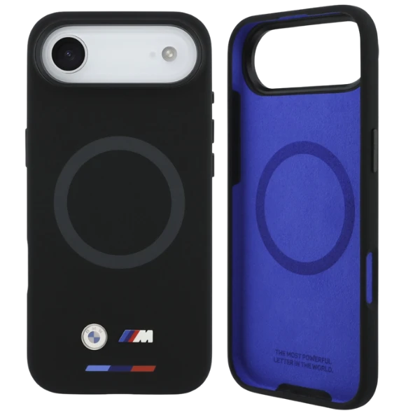 Dėklas BMW M Silicon Logo MagSafe Case for iPhone Air - Juodas aprašymas - Prekės nuotrauka