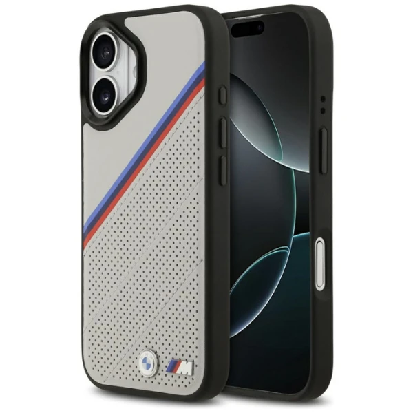 Dėklas BMW M Tricolor Metal Logo MagSafe skirtas Apple iPhone 17 pilkos spalvos aprašymas - Prekės nuotrauka Dėklas BMW M Tricolor Metal Logo MagSafe skirtas Apple iPhone 17 pilkos spalvos aprašymas - Prekės nuotrauka