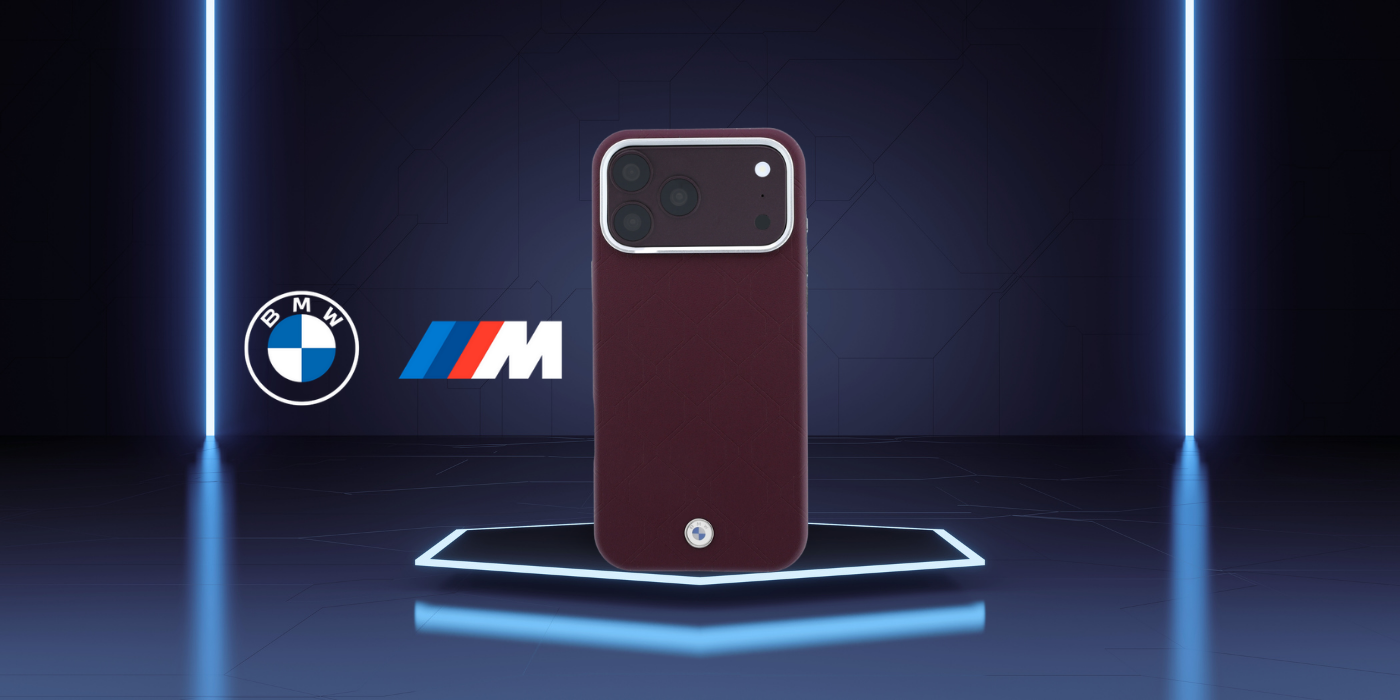 BMW Sign Deboss dygsniuotas metalinis logotipas MagSafe dėklas iPhone 18 Pro / 17 Pro – Bordo aprašymas - Prekės nuotrauka