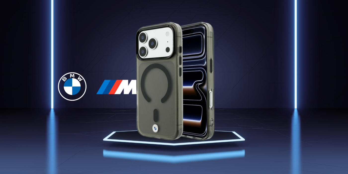Dėklas BMW Sign Frosted IML & Metal Logo MagSafe Case for iPhone 18 Pro Max / 17 Pro Max - Gray aprašymas - Prekės nuotrauka