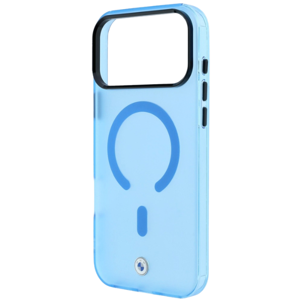 Dėklas BMW Sign Frosted IML & Metal Logo MagSafe Case for iPhone 18 Pro Max / 17 Pro Max - Mėlyna aprašymas - Prekės nuotrauka